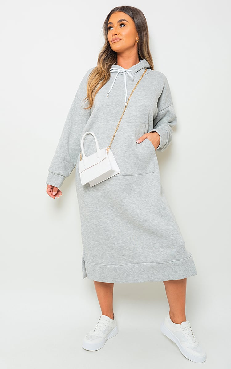 She Wears Glory™ Kangaroo Pocket Long Loose Hoodie