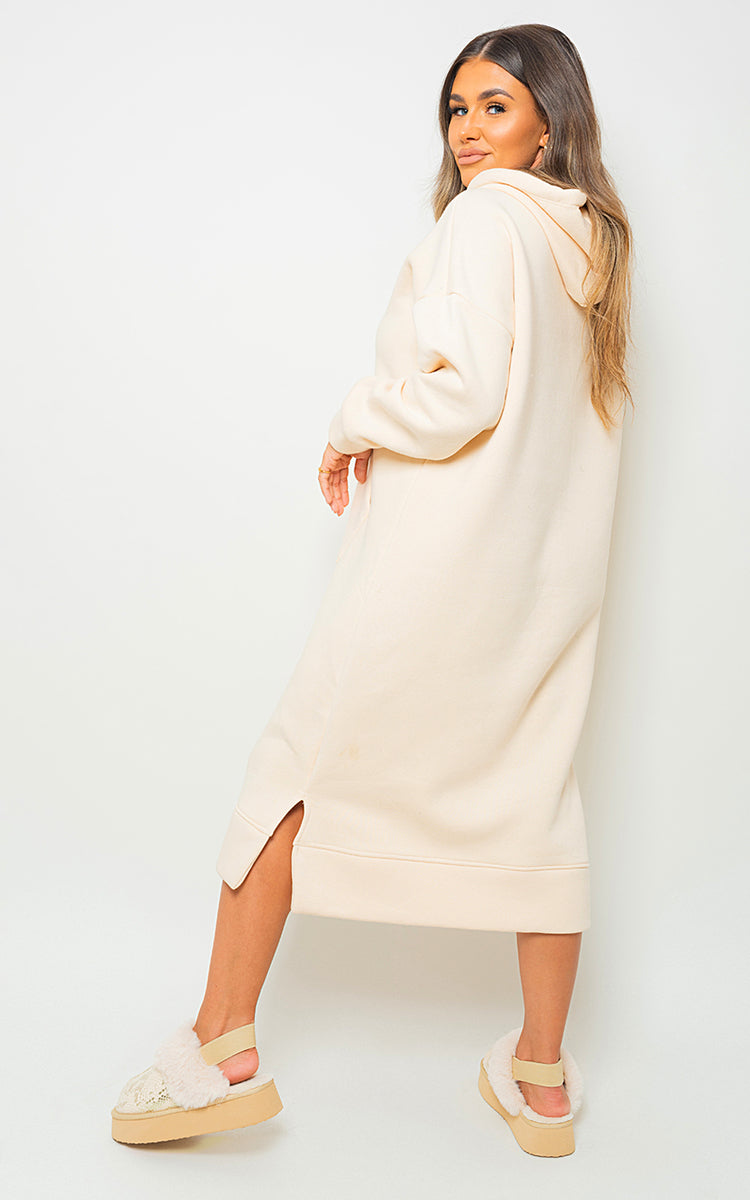She Wears Glory™ Kangaroo Pocket Long Loose Hoodie