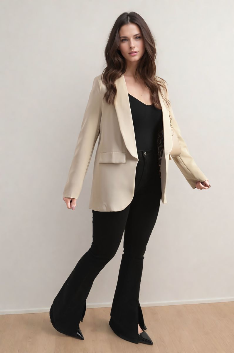 She Wears Glory™ Mira Leopard Print Blazer Jacket - She Wears Glory Beverly Hills