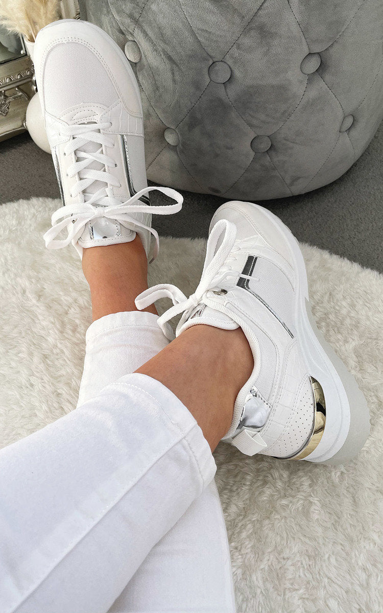 She Wears Glory™ Lace Up Trainers