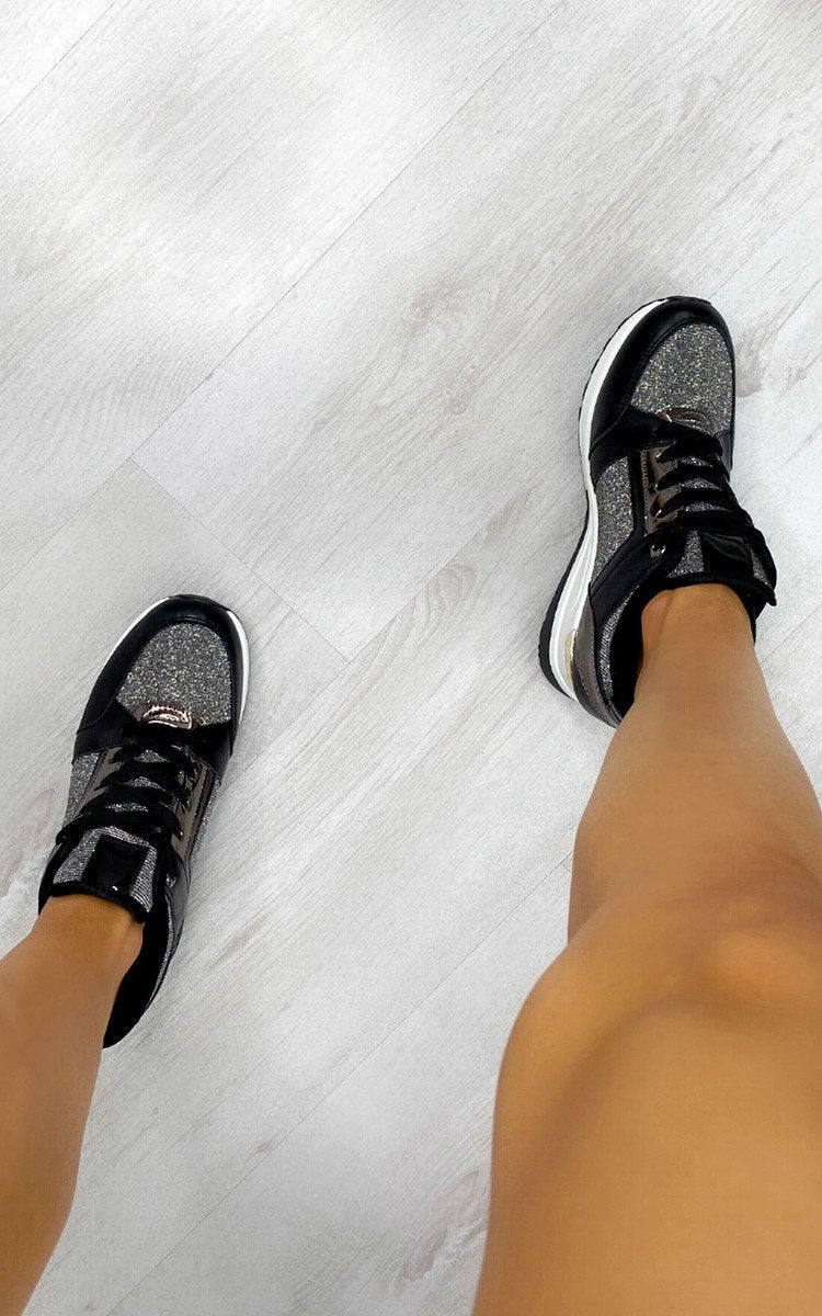 She Wears Glory™ Lace Up Trainers