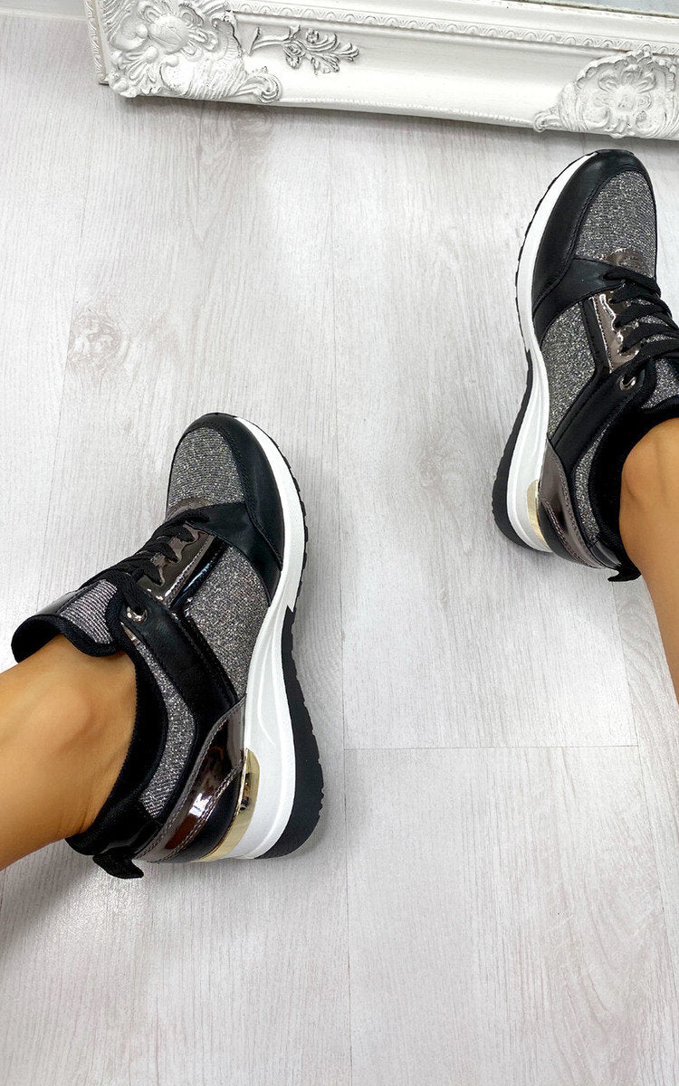 She Wears Glory™ Lace Up Trainers