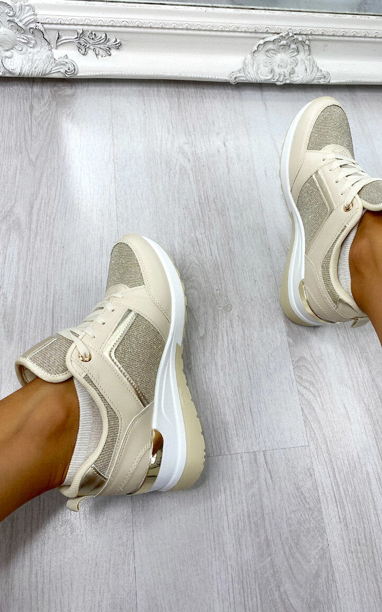 She Wears Glory™ Lace Up Trainers