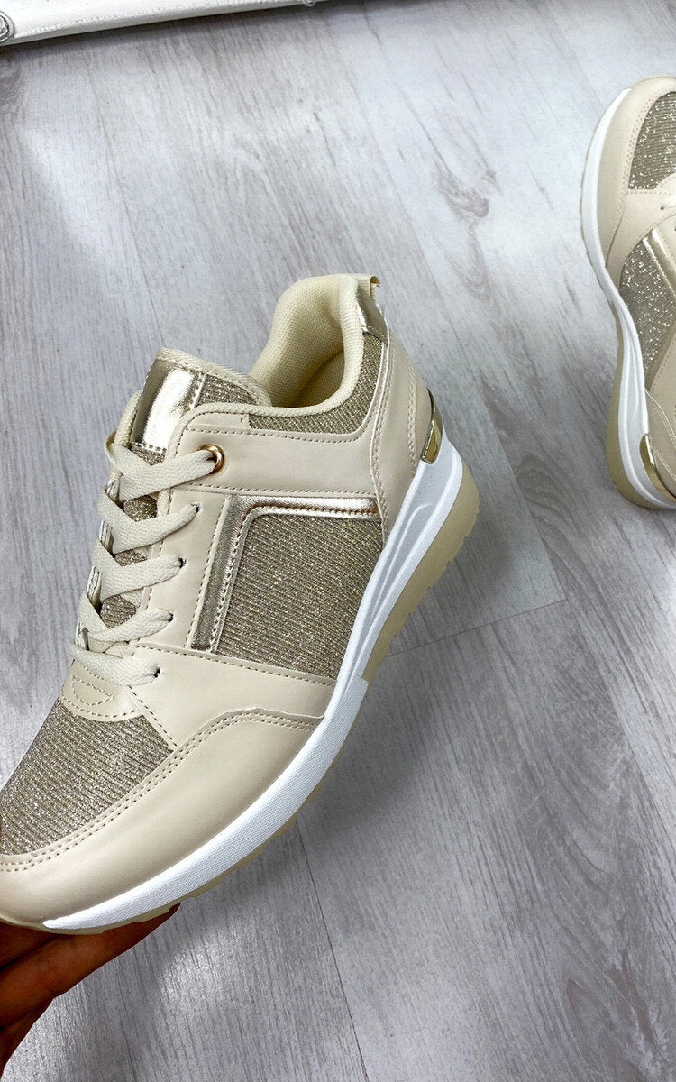 She Wears Glory™ Lace Up Trainers