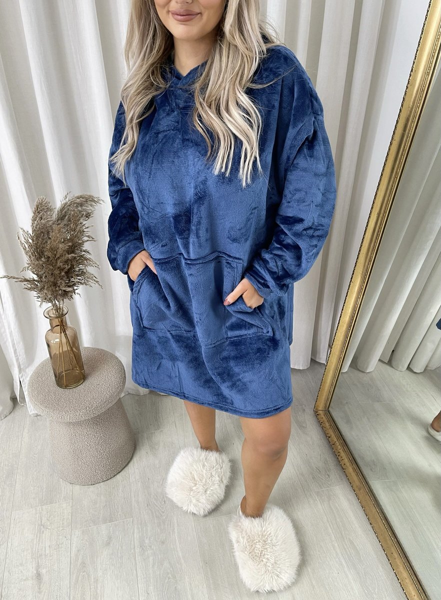 She Wears Glory™ Oversized Fluffy Winter Blanket Hoodie