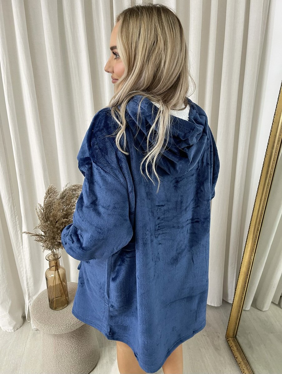 She Wears Glory™ Oversized Fluffy Winter Blanket Hoodie