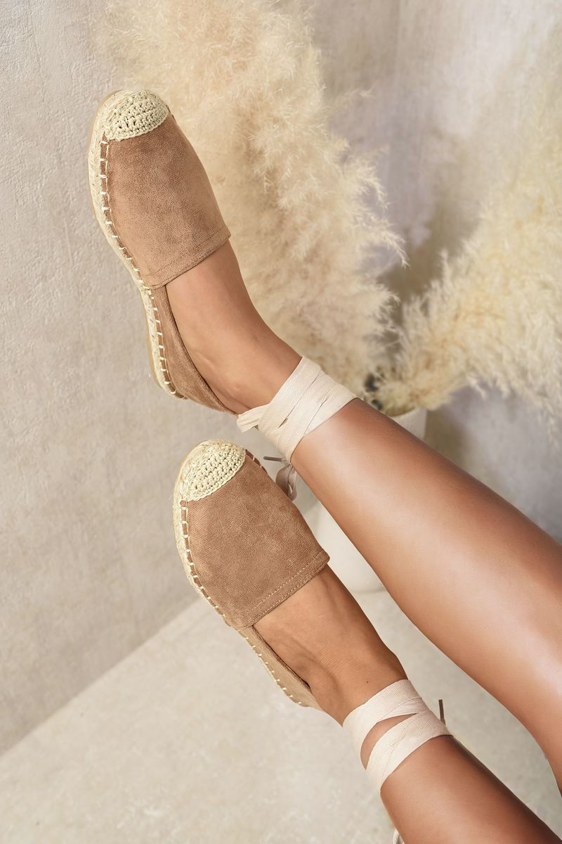 She Wears Glory™ Tie Leg Espadrille Sandals