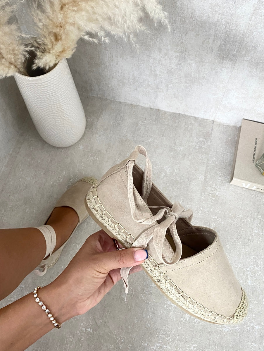 She Wears Glory™ Tie Leg Espadrille Sandals