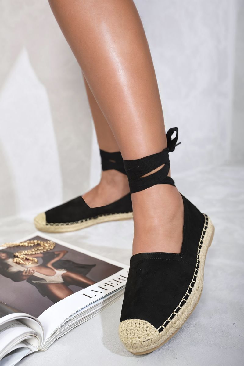 She Wears Glory™ Tie Leg Espadrille Sandals