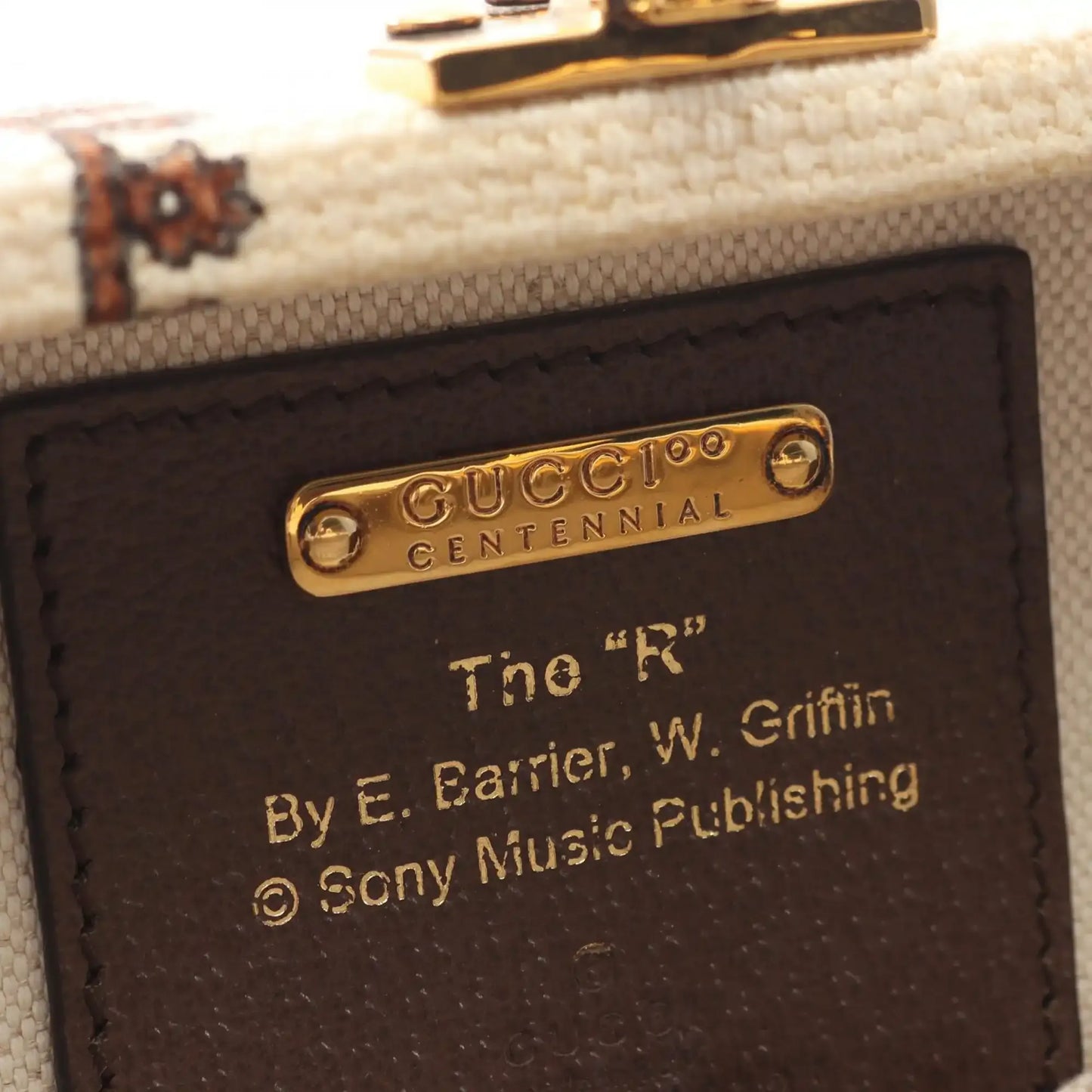 Gucci 100 Centennial Canvas Music Is Mine Beauty Case