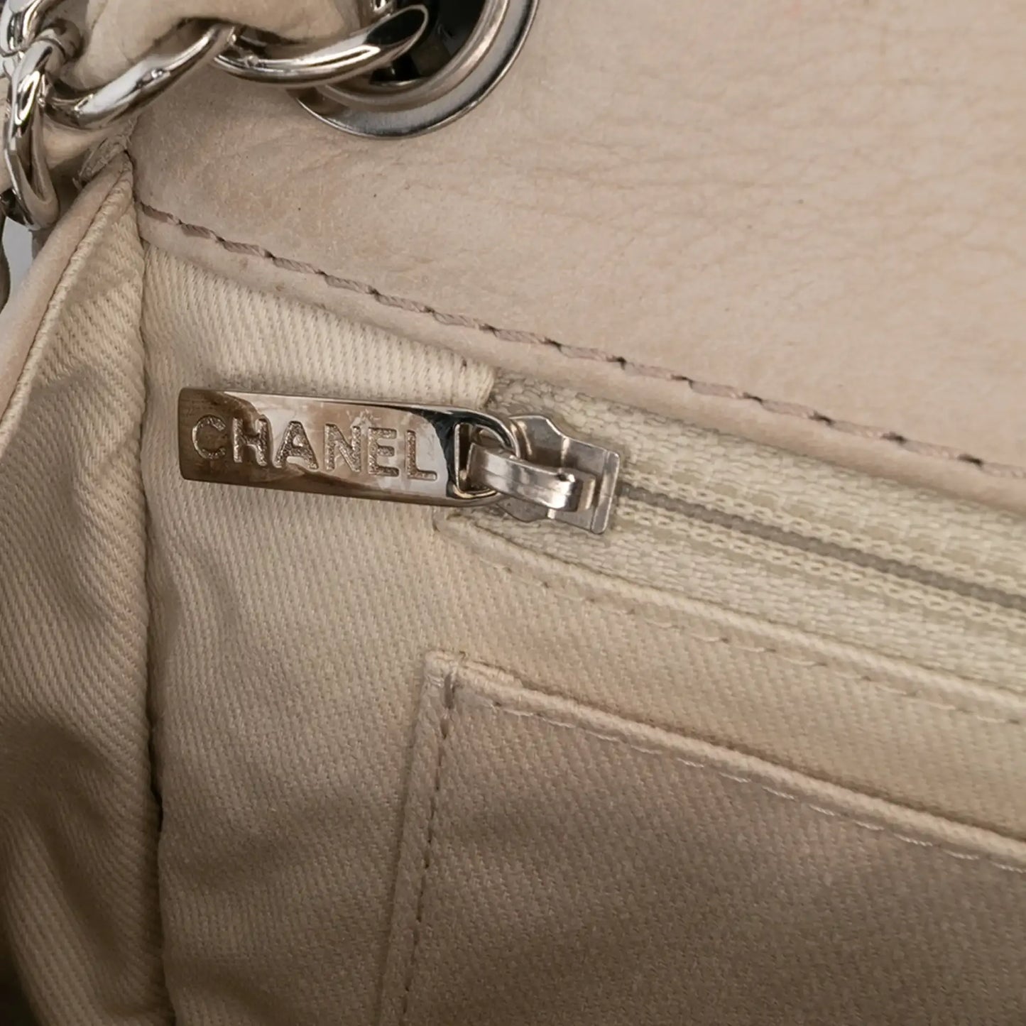 Chanel Calfskin French Riviera Shoulder Bag