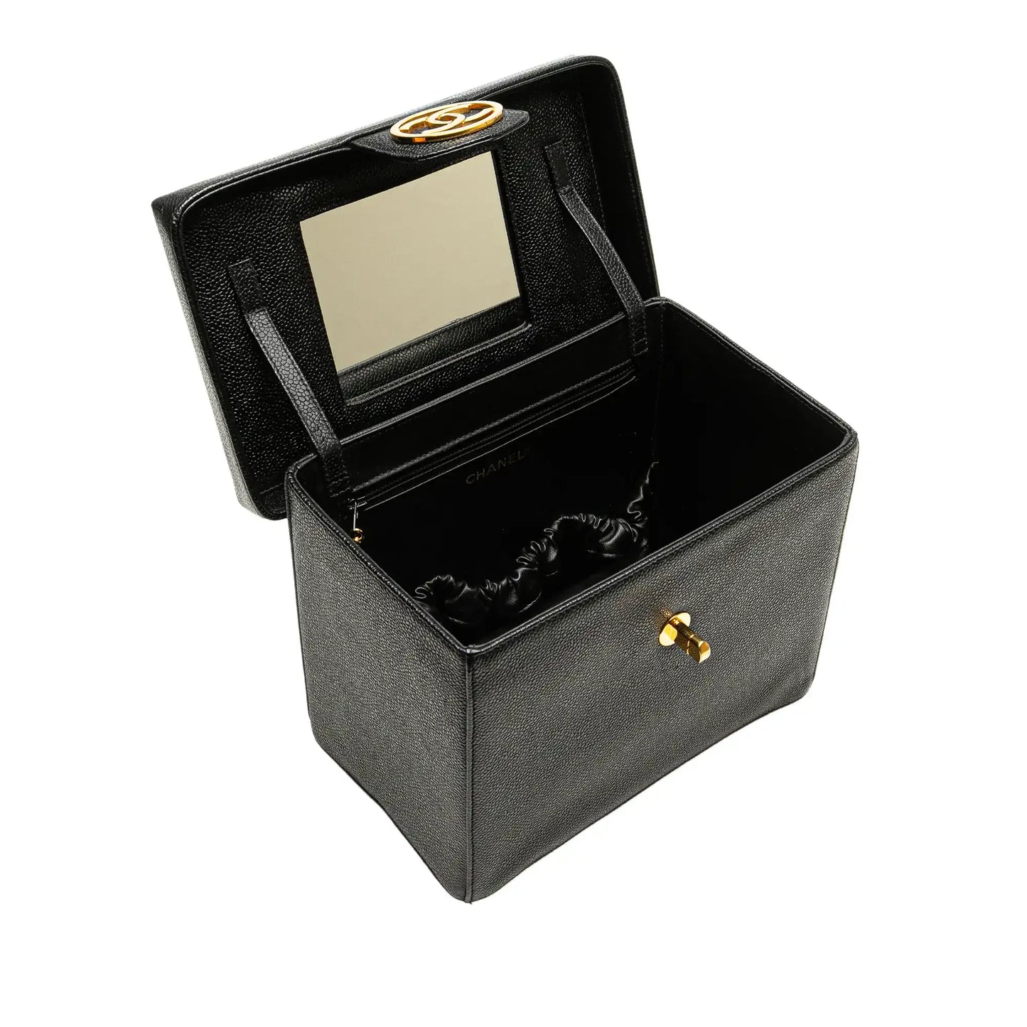 Louis Vuitton Caviar CC Turnlock Vanity Bag
