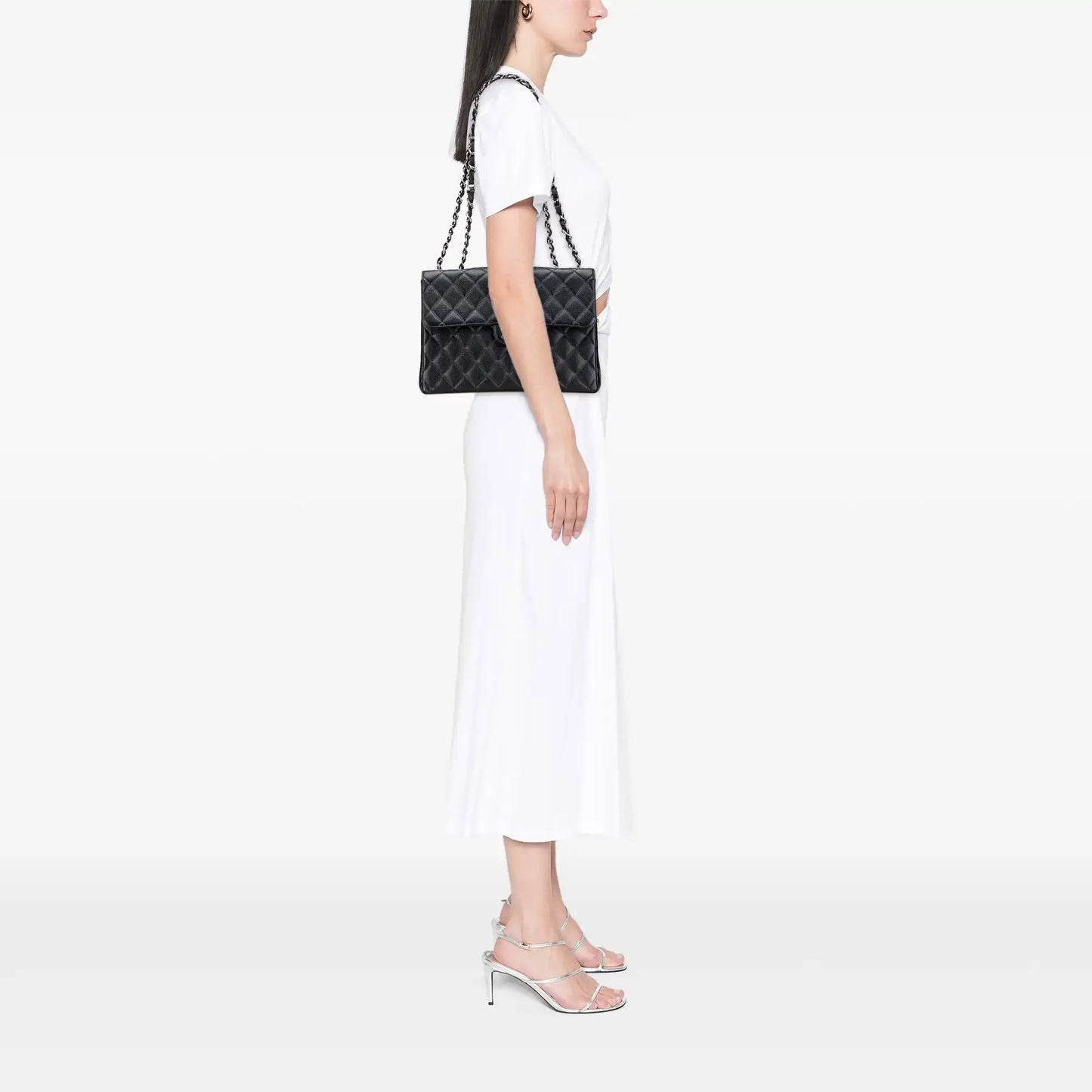 Chanel Jumbo Classic Caviar Single Flap