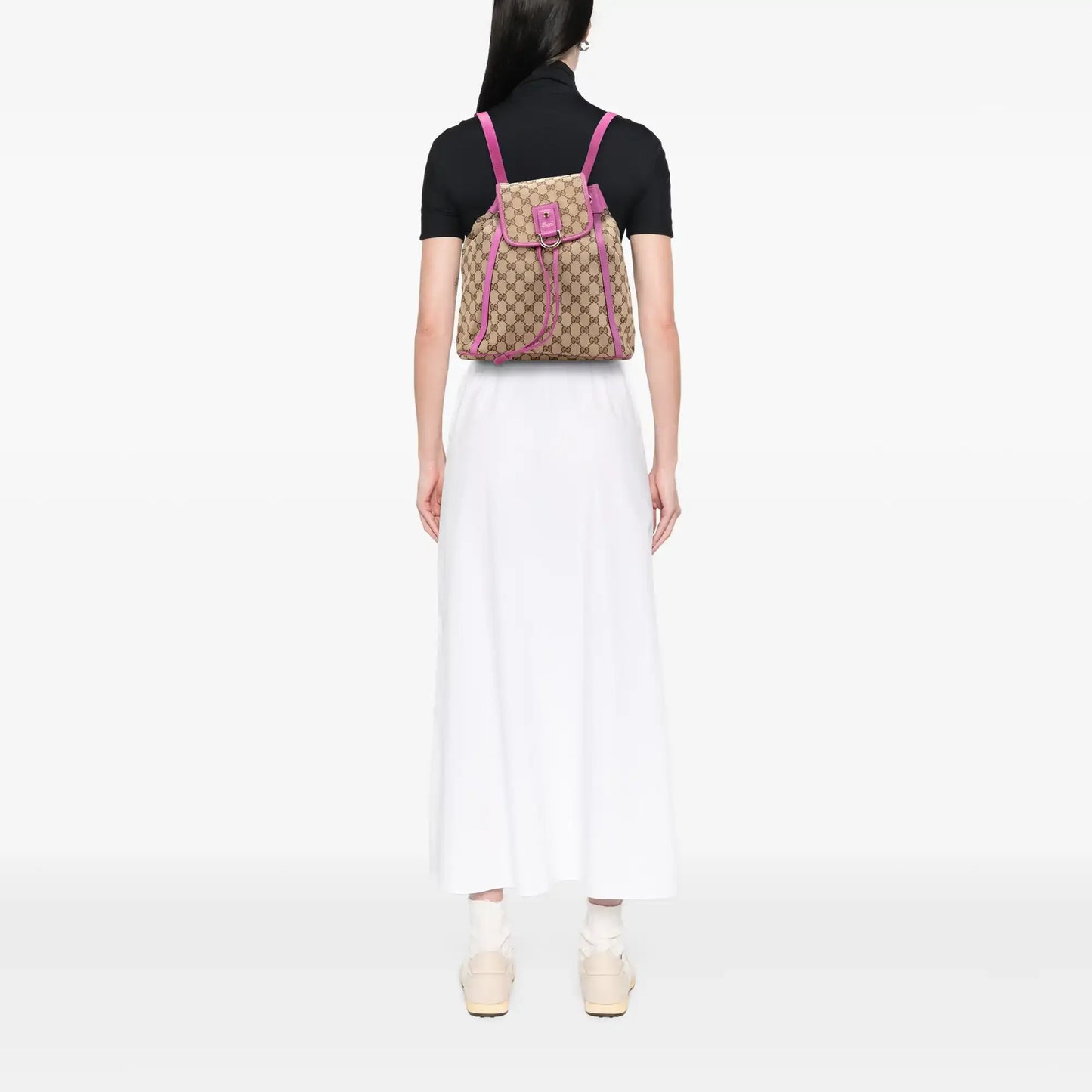 Gucci GG Canvas Abbey D Ring Backpack