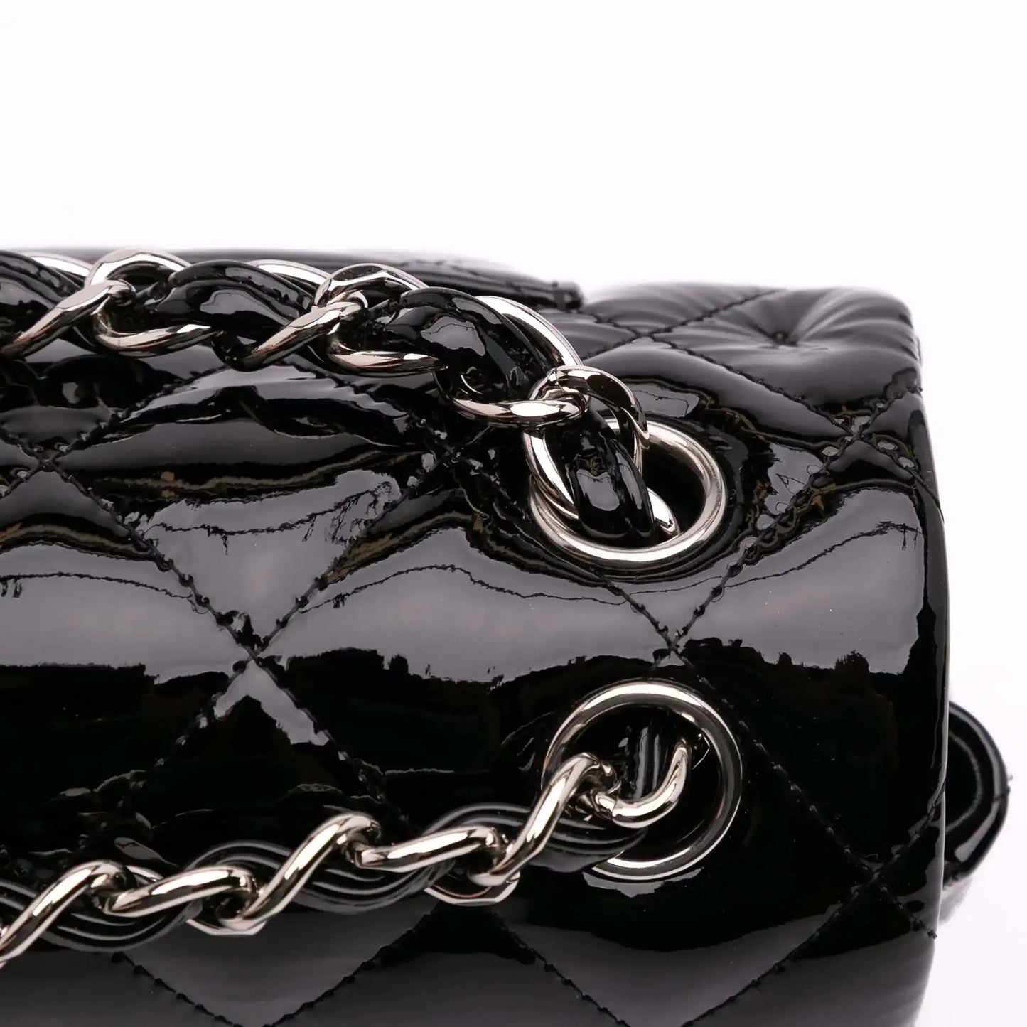 Chanel Jumbo Classic Patent Double Flap