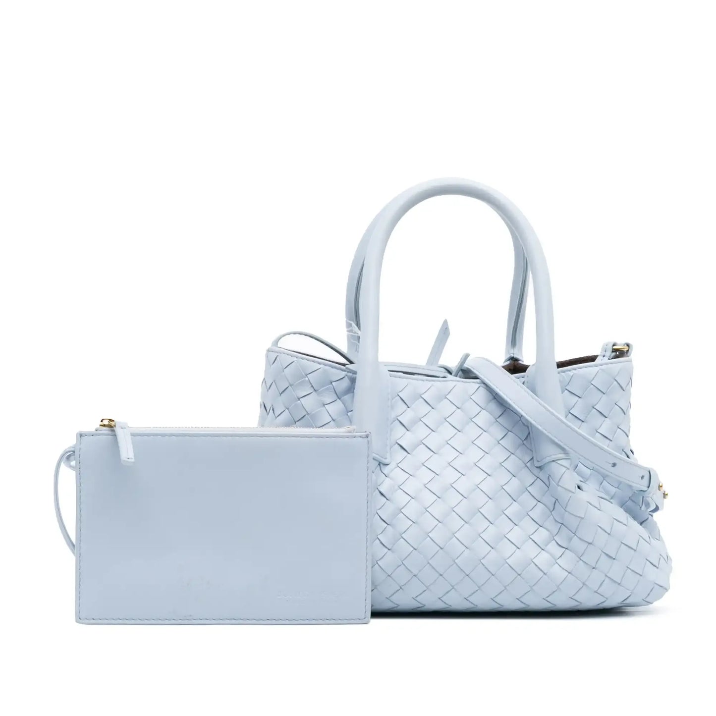 Bottega Veneta Small Calfskin Intrecciato Pinacoteca Tote