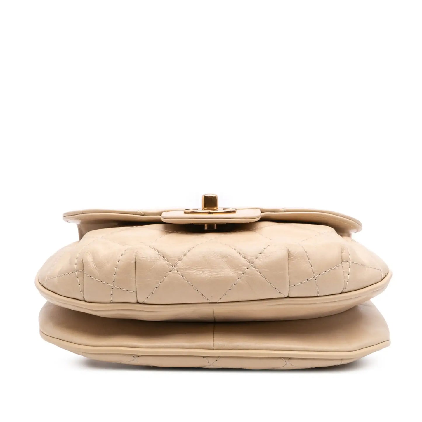 Chanel Small Aged Calfskin Bubble CC Flap