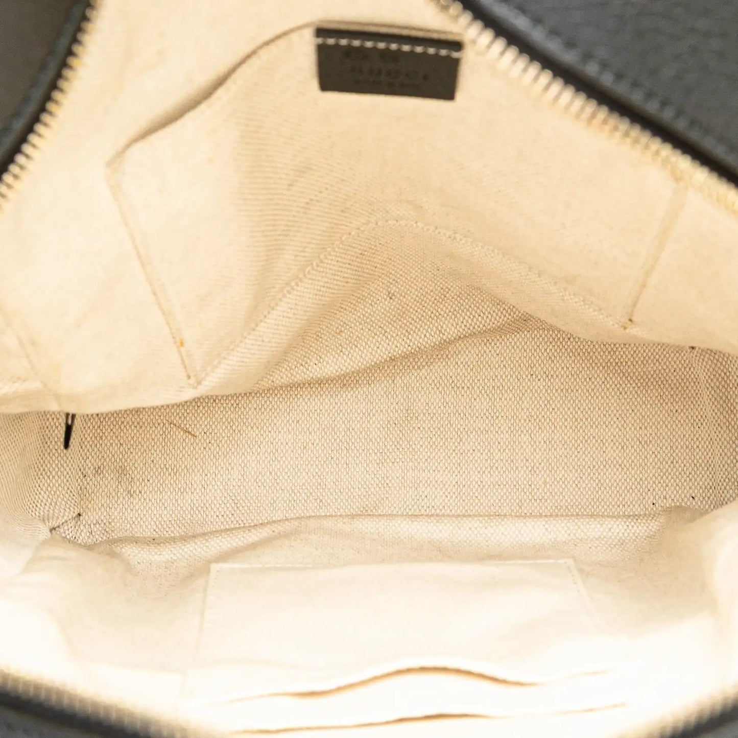 Gucci Pebbled Calfskin Soho Chain Backpack
