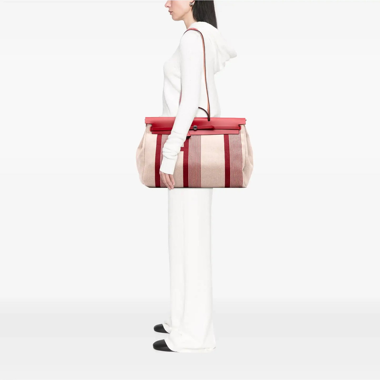 Hermès Toile H Vibration and Vache Hunter Herbag Zip Cabin Retourne 50