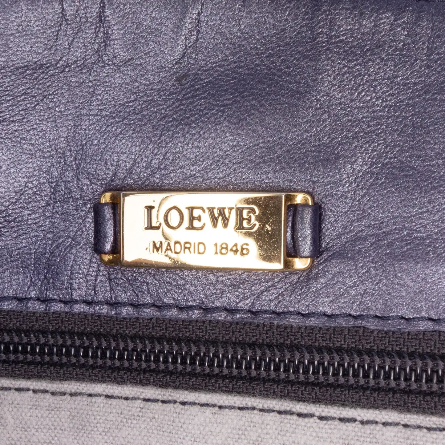 Loewe Anagram Leather Shoulder Bag