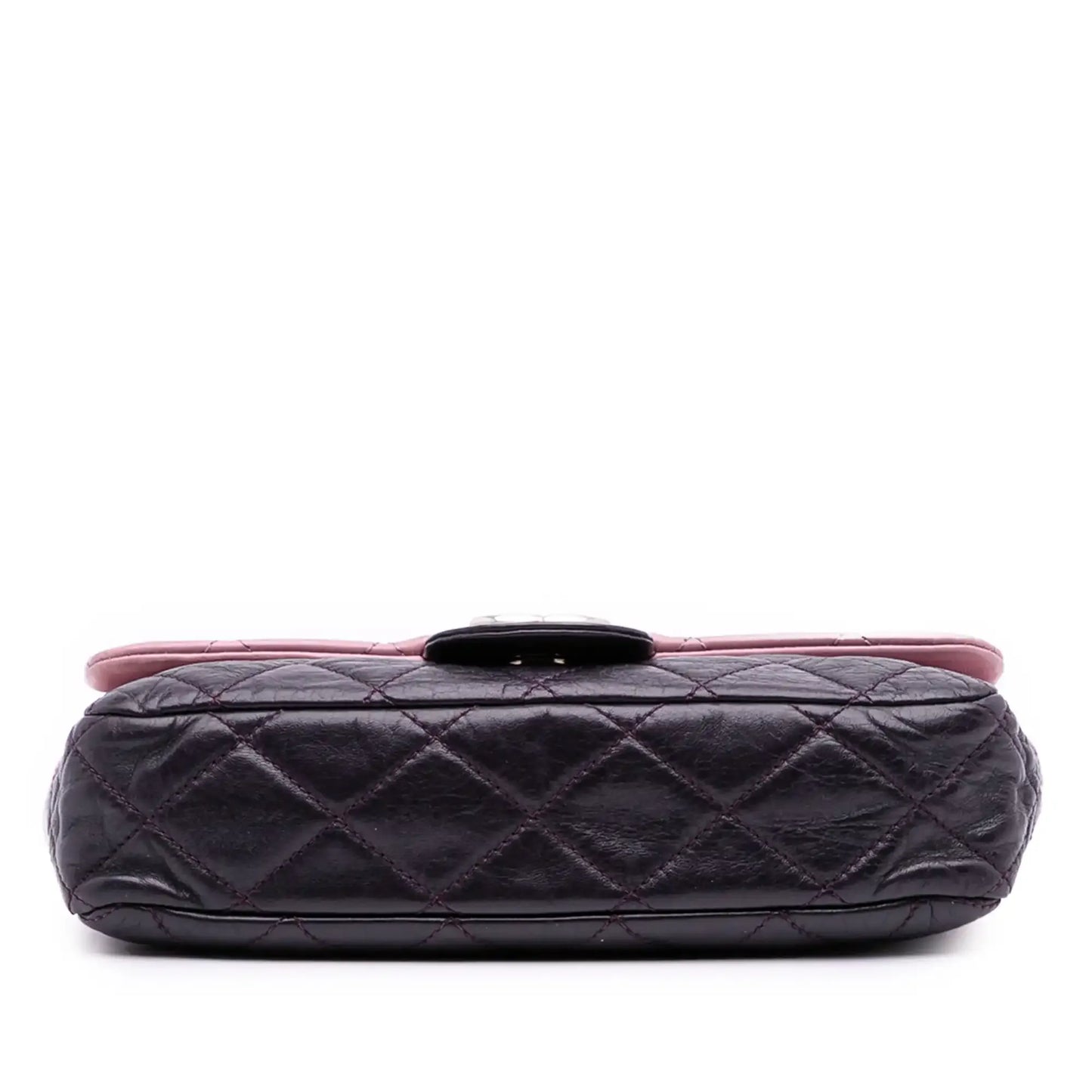 Chanel Medium Bicolor Lambskin and Calfskin CC Chain Flap