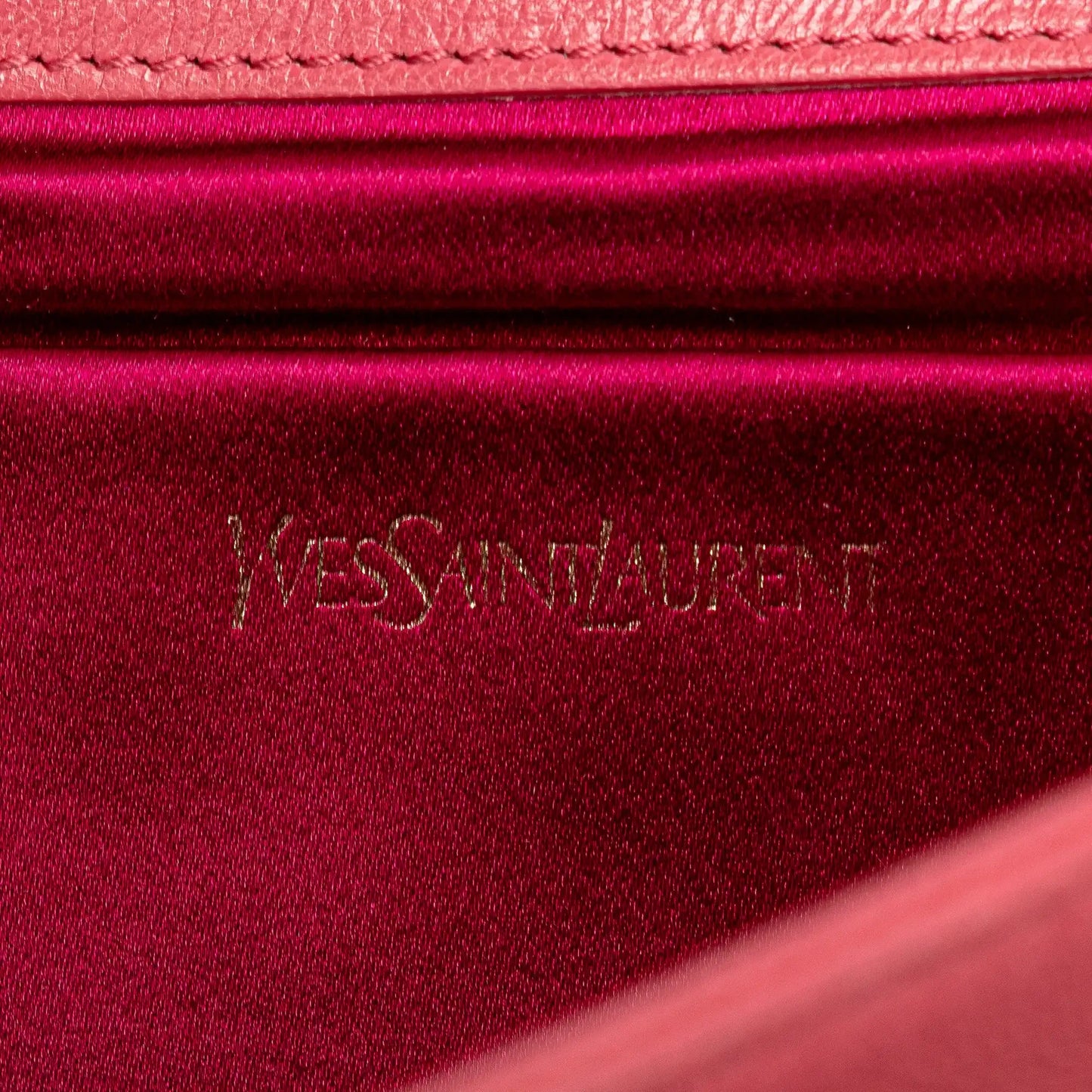 Saint Laurent Large Leather Belle de Jour Clutch