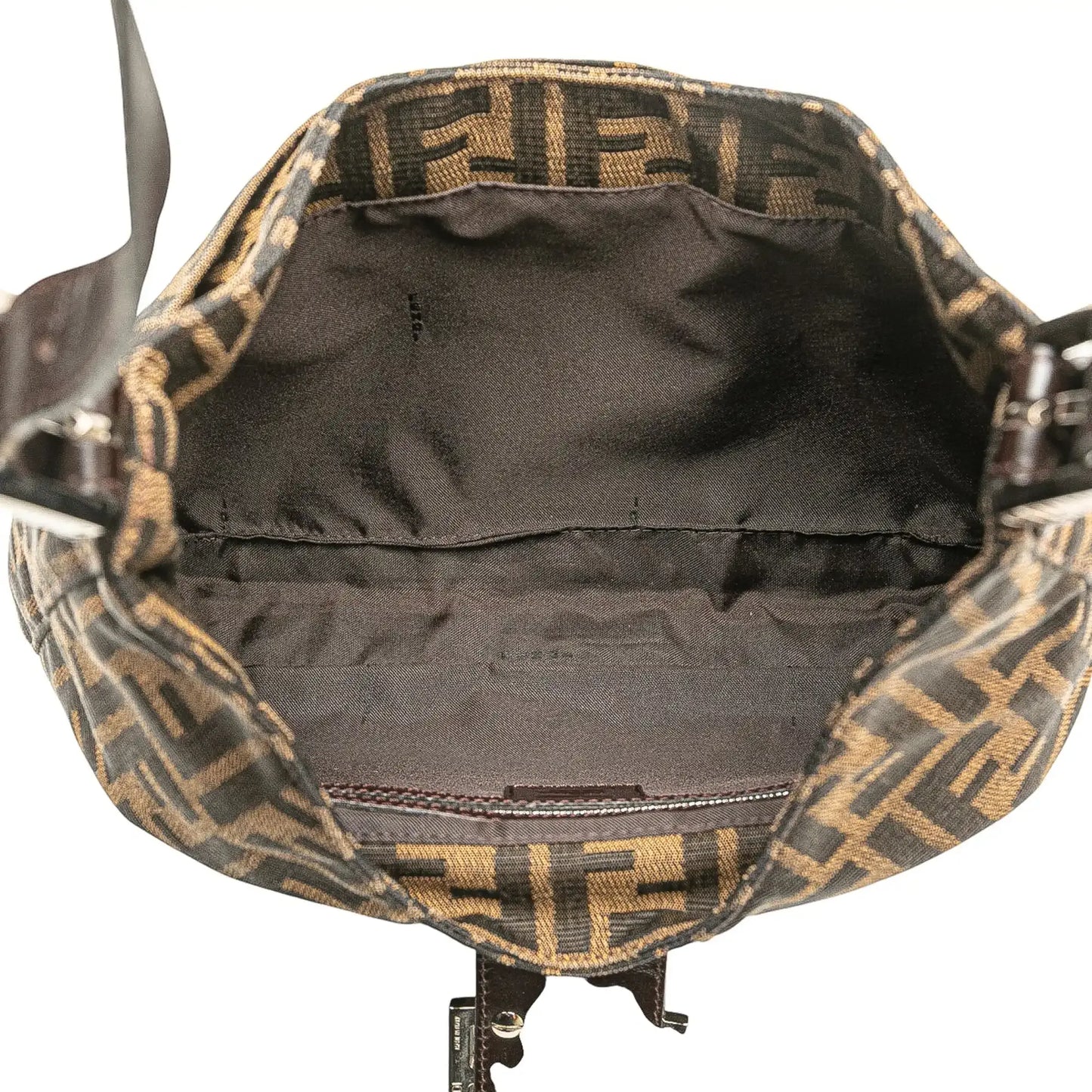 Fendi Zucca Canvas Shoulder Bag