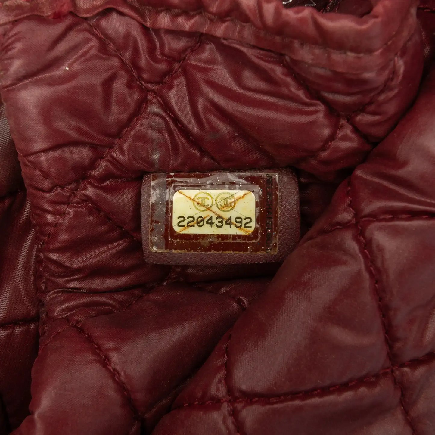Chanel Large Lambskin Colorblock Patchwork O Case