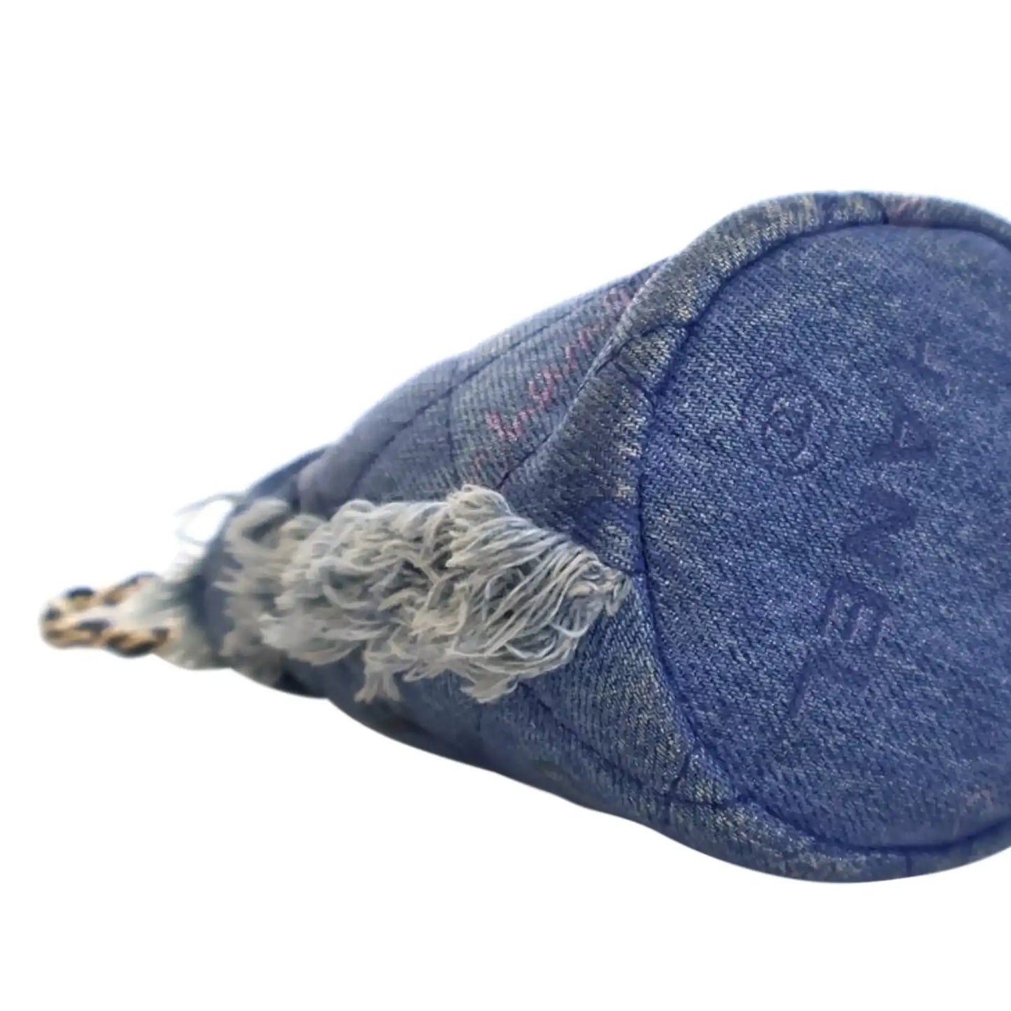 Chanel Mini Denim Mood Bucket with Chain