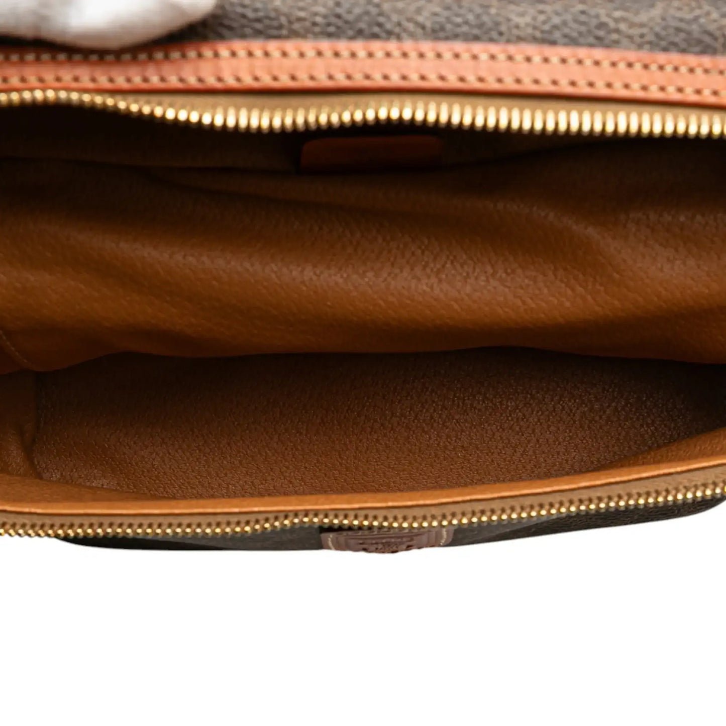 Celine Macadam Coated Canvas Vanity Bag