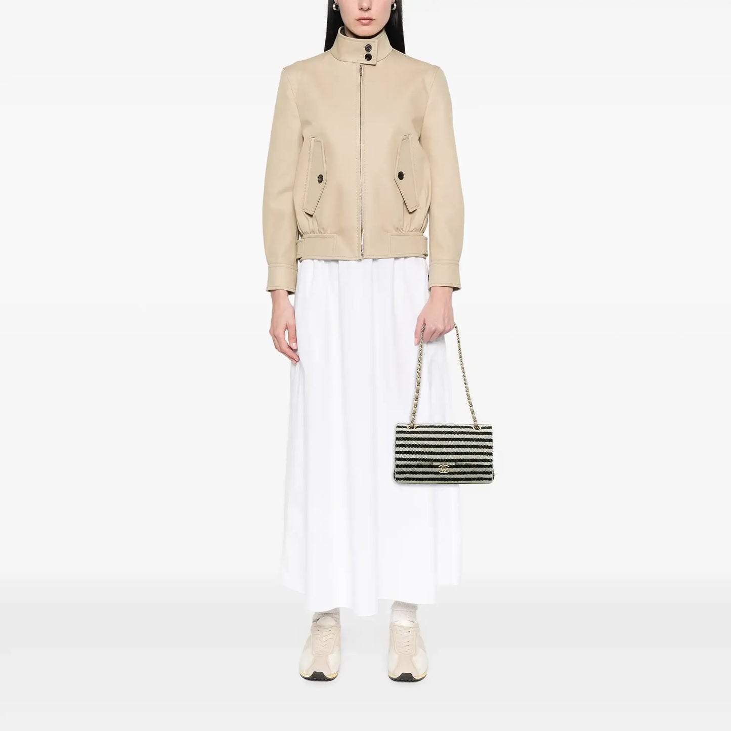 Chanel Medium Classic Jersey Coco Sailor Double Flap