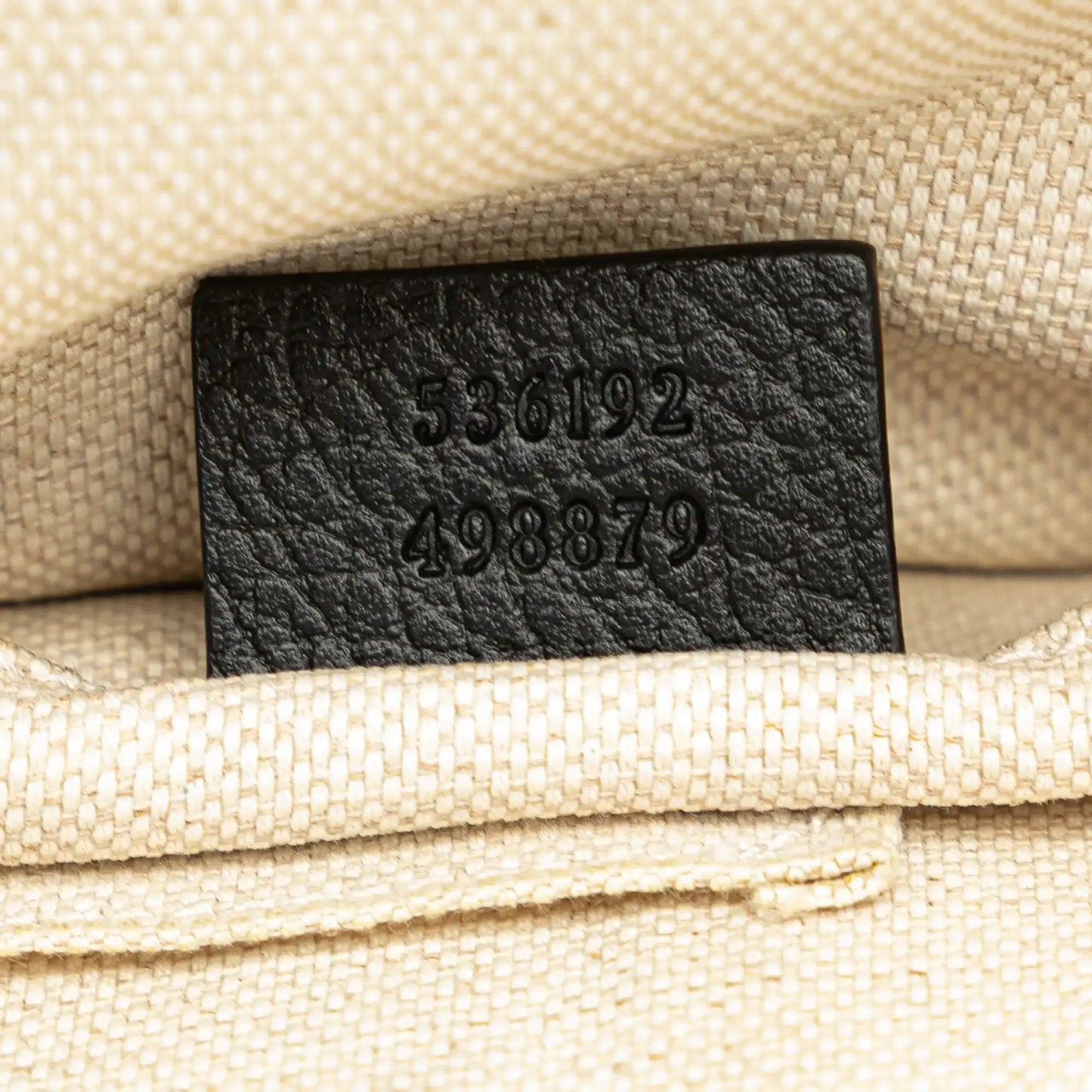 Gucci Pebbled Calfskin Soho Chain Backpack