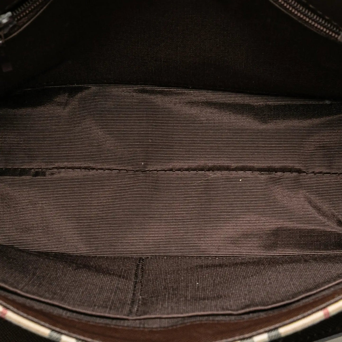 Burberry House Check Canvas Flap Shoulder Bag