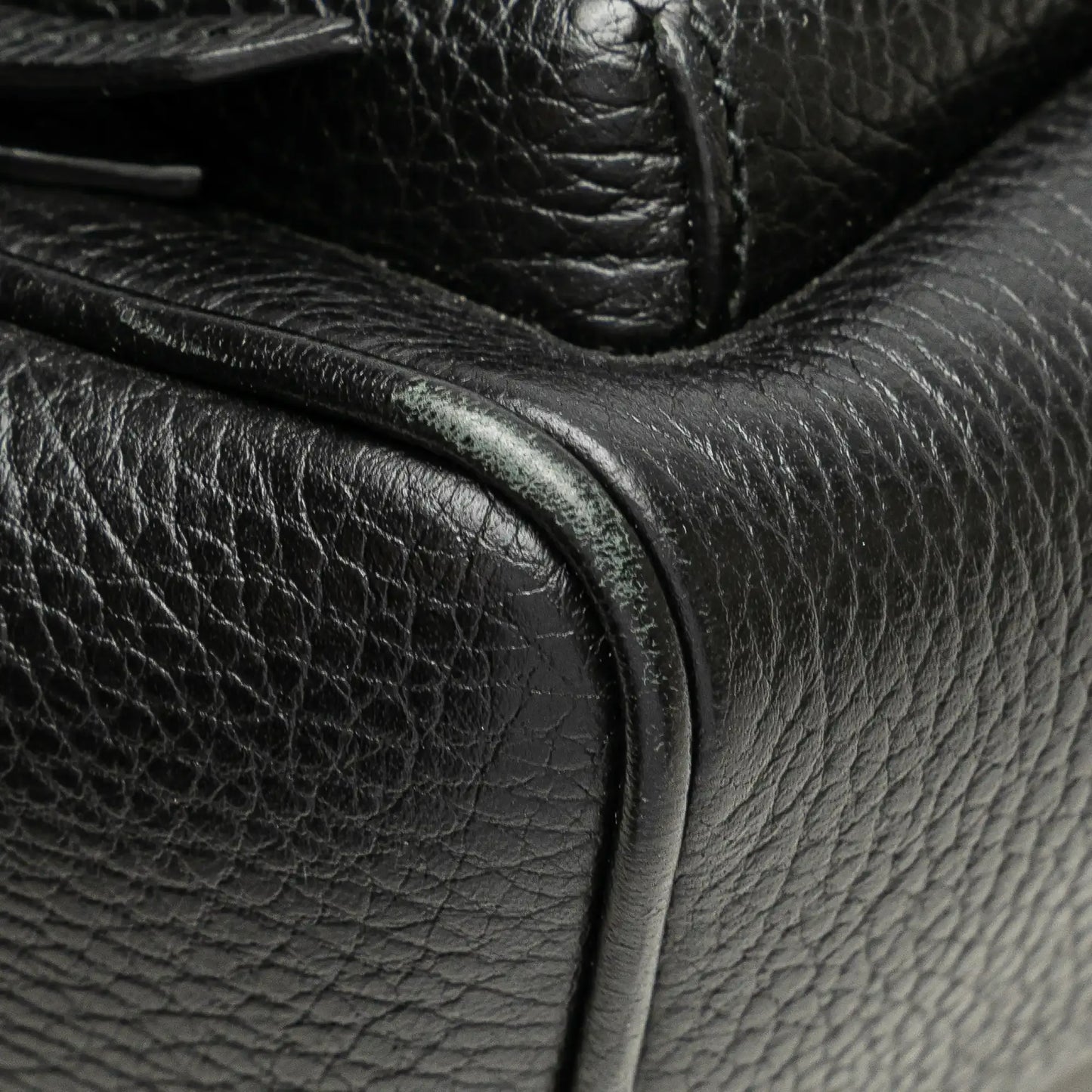 Gucci Pebbled Calfskin Soho Chain Backpack
