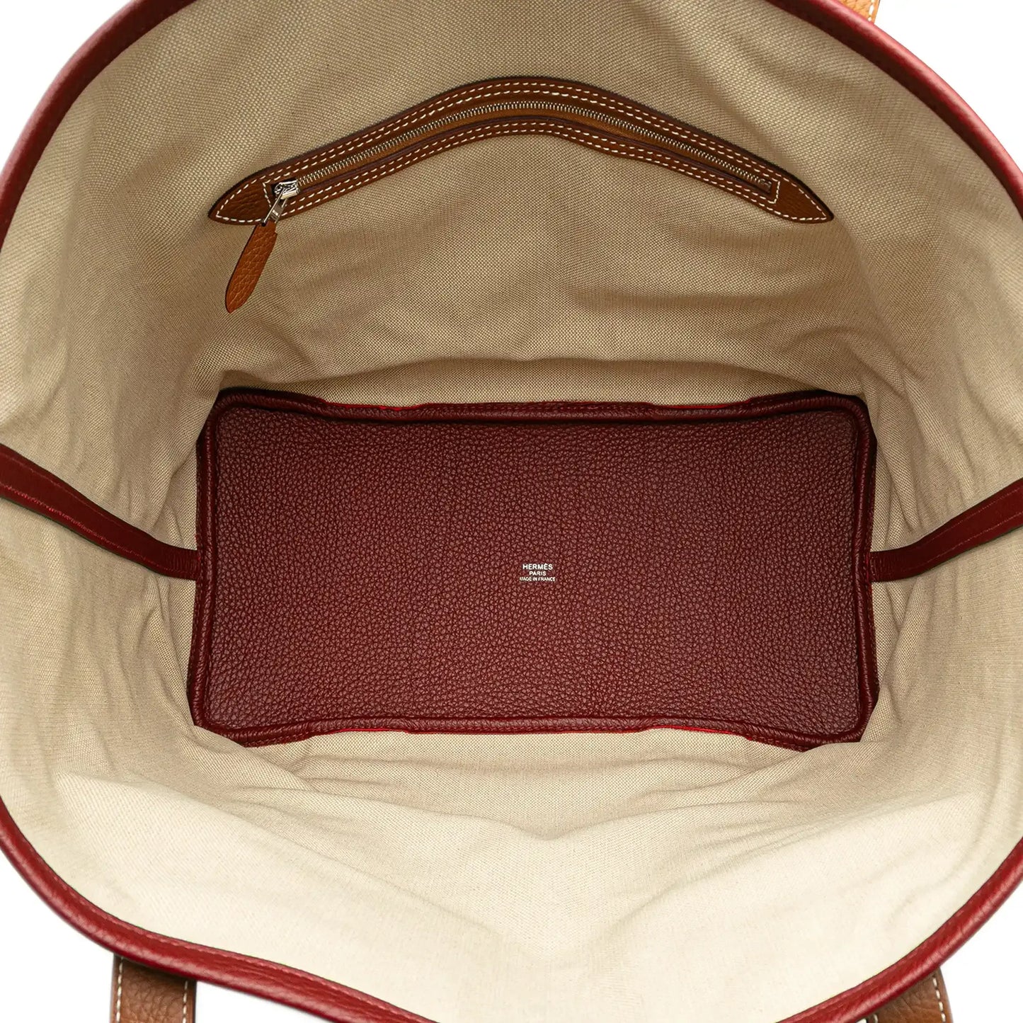 Hermès Toile and Clemence Pursangle Tote