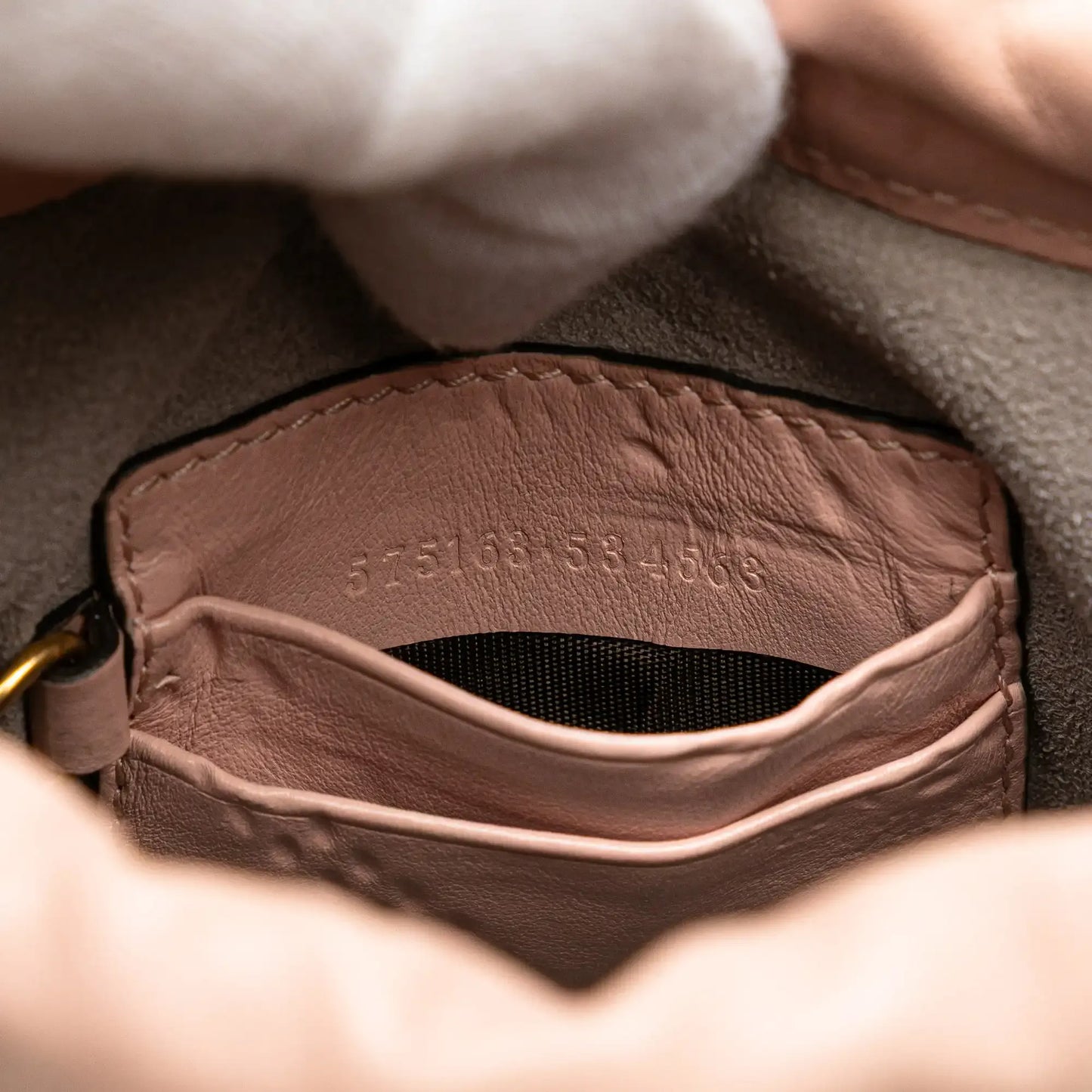 Gucci Small GG Marmont Leather Matelasse Bucket Bag