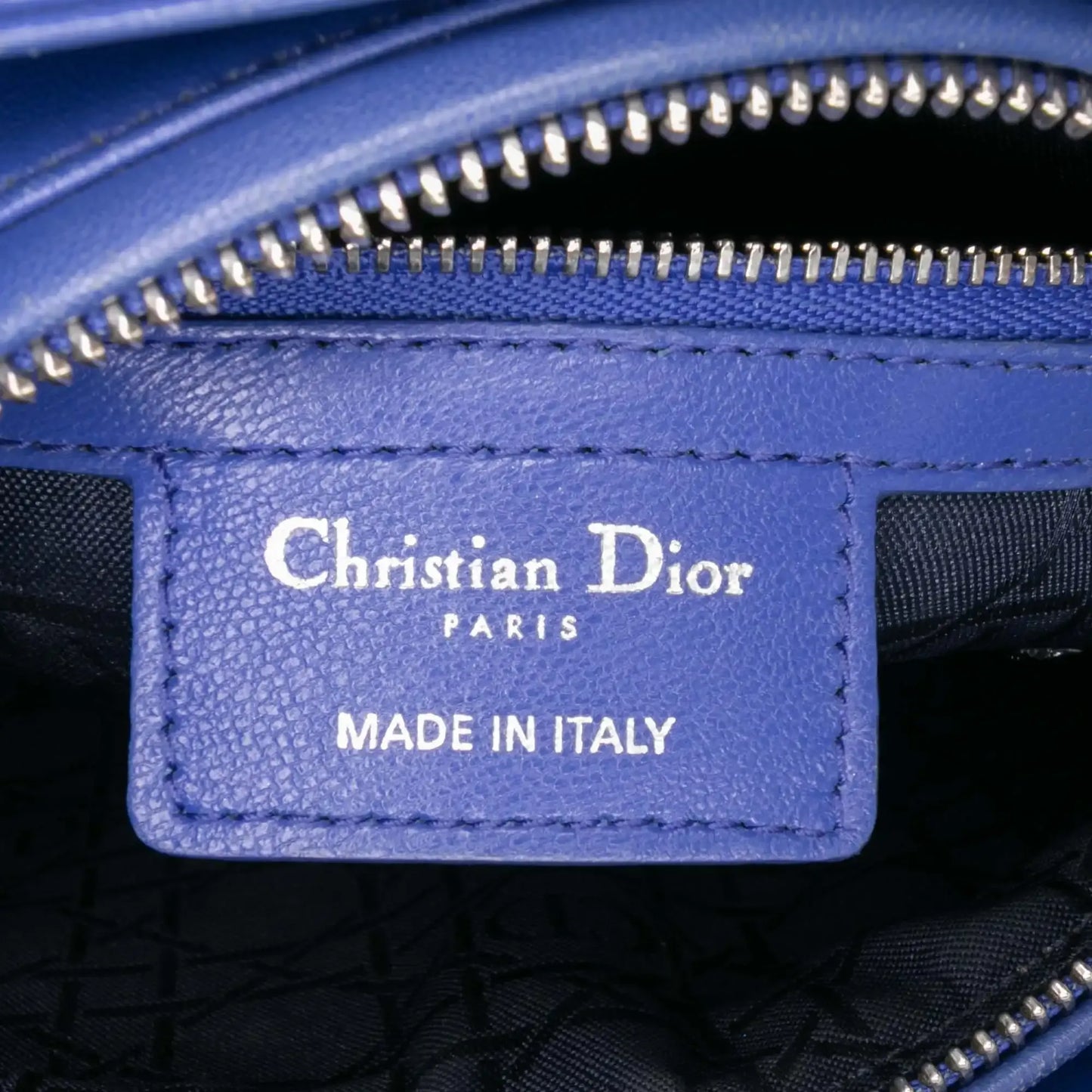 Dior Medium Lambskin Cannage Lady Dior