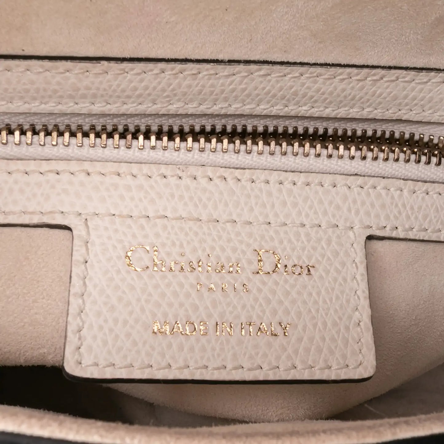 Dior Grained Calfskin Saddle Bag