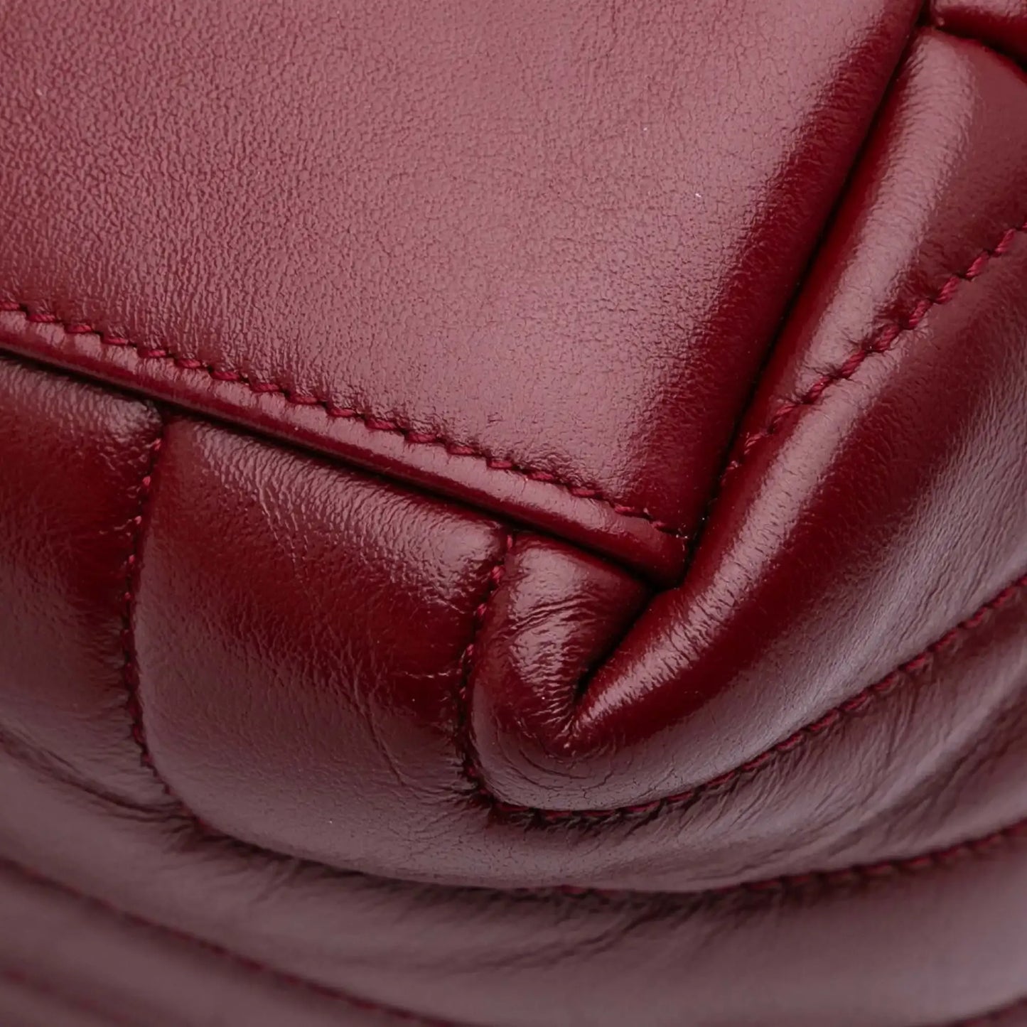 Saint Laurent Medium Matelasse Leather Monogram LouLou Chain Bag