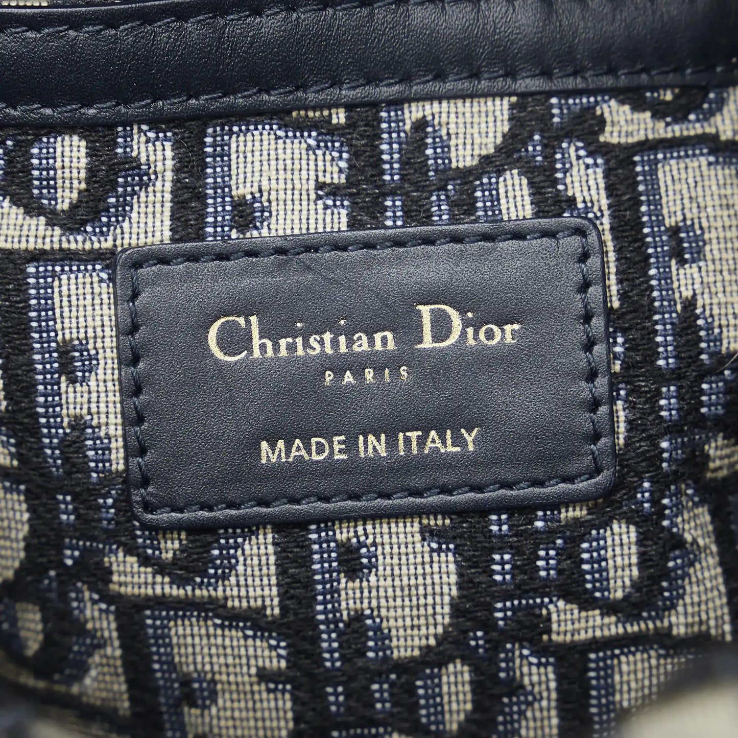Dior Oblique Wicker Bucket Bag
