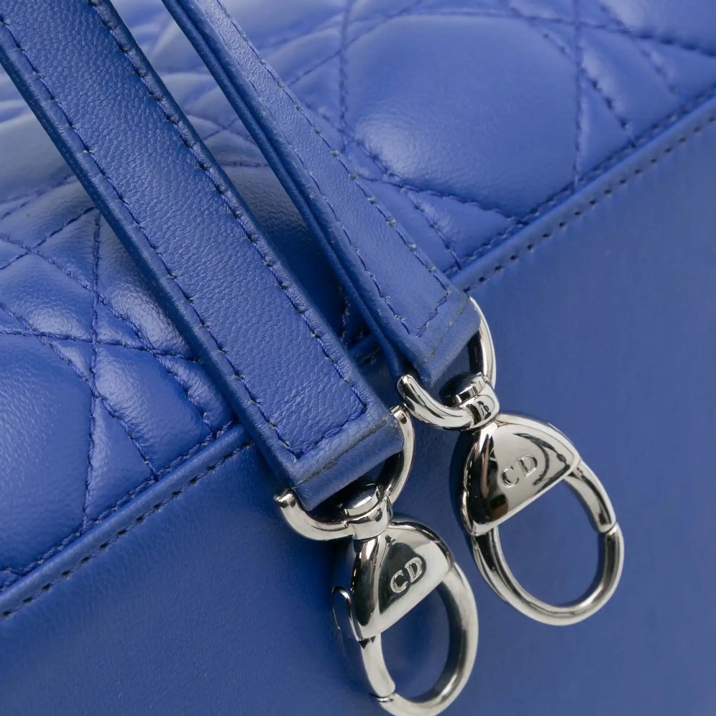 Dior Medium Lambskin Cannage Lady Dior