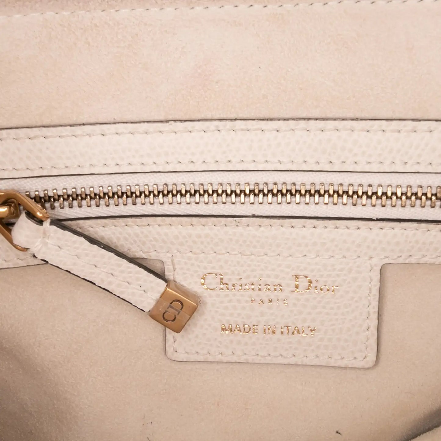 Dior Grained Calfskin Saddle Bag