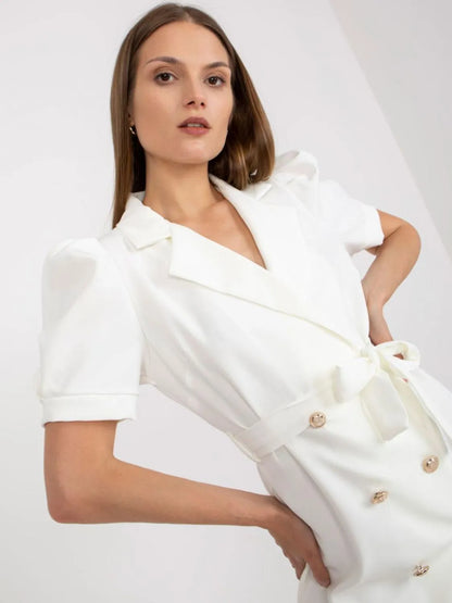 She Wears Glory “Governed by Grace” Tie-Waist Blazer Dress - She Wears Glory Beverly Hills