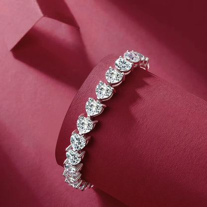 She Wears Glory™ Everlasting Covenant 24 Carat Heart Bracelet - She Wears Glory Beverly Hills