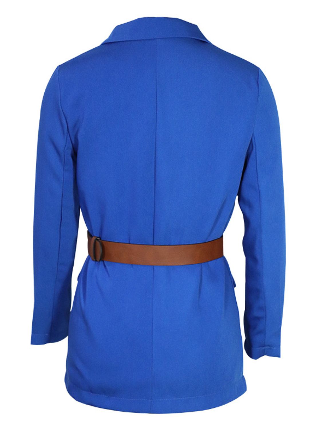 She Wears Glory “Anchored in Honor” Buttoned Lapel Collar Blazer - She Wears Glory Beverly Hills