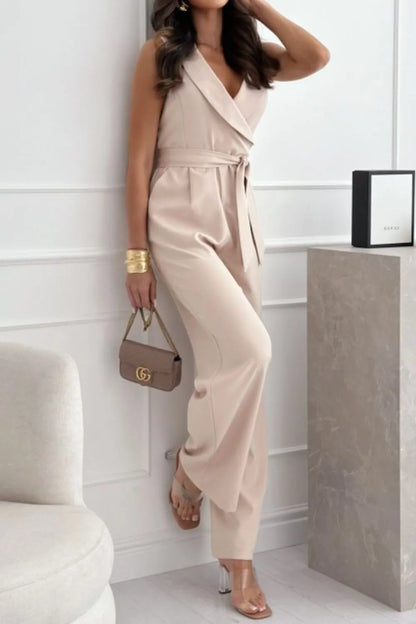 She Wears Glory™ Sleeveless Wide Leg Jumpsuit - She Wears Glory Beverly Hills