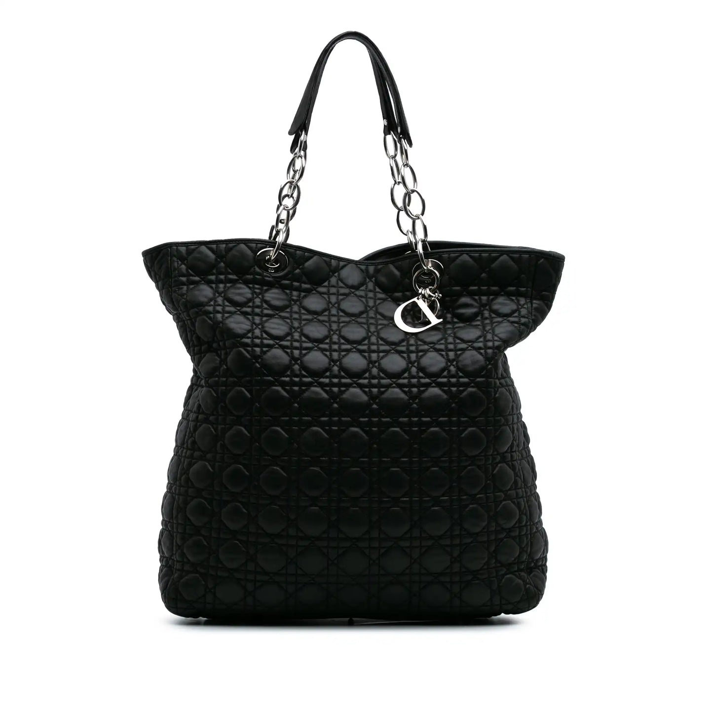 Dior Lambskin Cannage Lady Dior Soft Shopping Tote