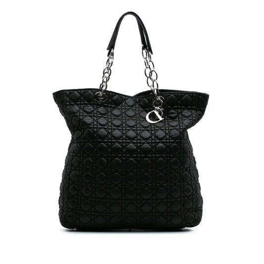 Dior Lambskin Cannage Lady Dior Soft Shopping Tote