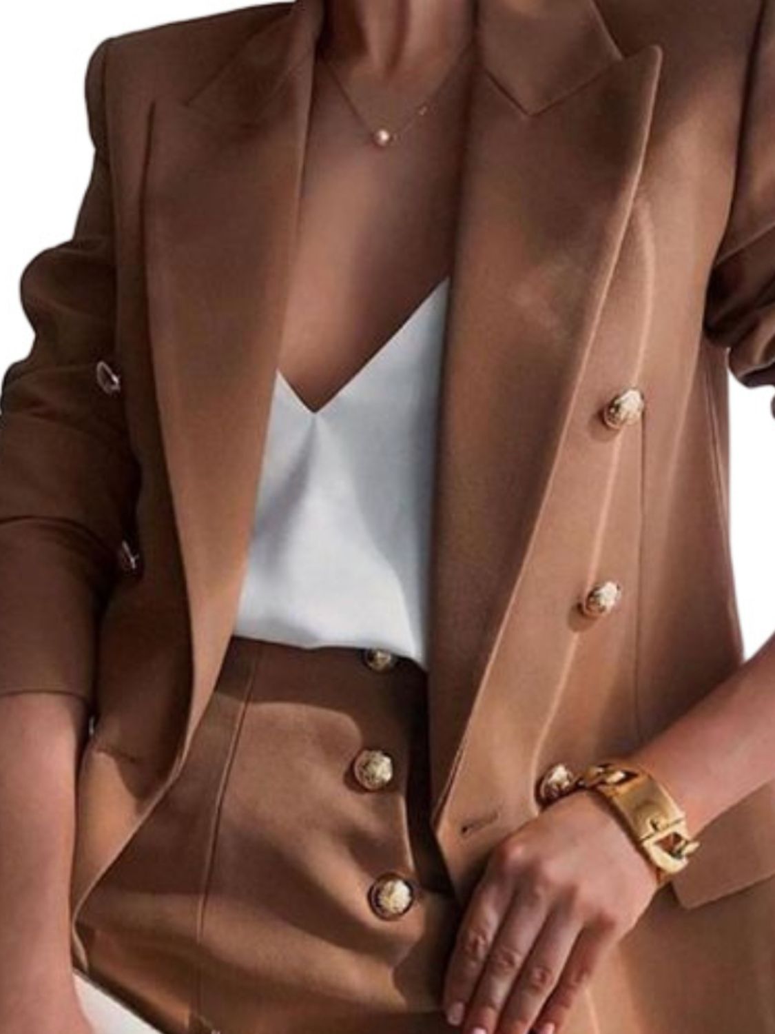 She Wears Glory “Crowned for the Moment” Blazer & Shorts Set - She Wears Glory Beverly Hills