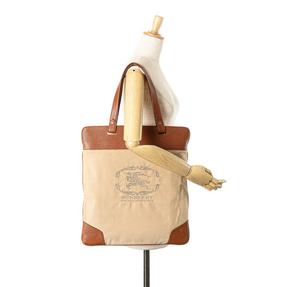 Burberry Canvas Stowell Roll Up Tote